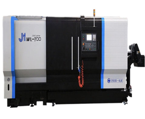 J1WL-700  CNC lathe with slant bed for machining aluminum wheel hub